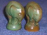 Elephants glazed prairie green